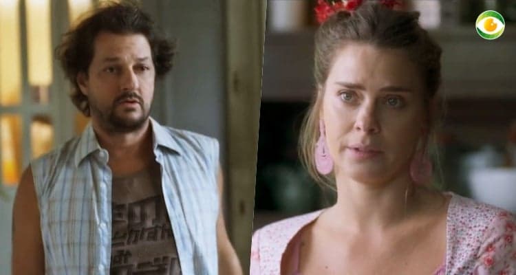 Após ser agredida e humilhada em relação abusiva com Nicolau, Afrodite descobrirá que está grávida em O Sétimo Guardião