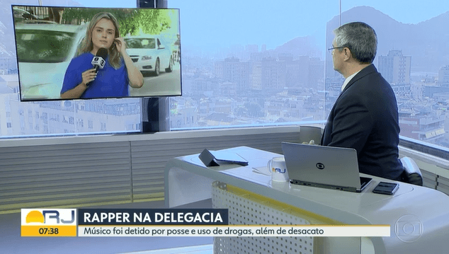 Após ser preso e aparecer em jornal da Globo, cantor conta tudo o que aconteceu em nova música
