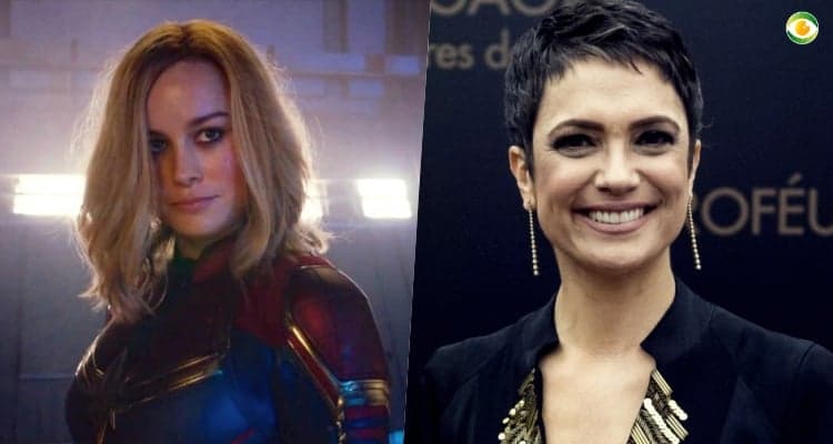 Sandra Annenberg e famosos correm para o cinema para assistir o filme Capitã Marvel