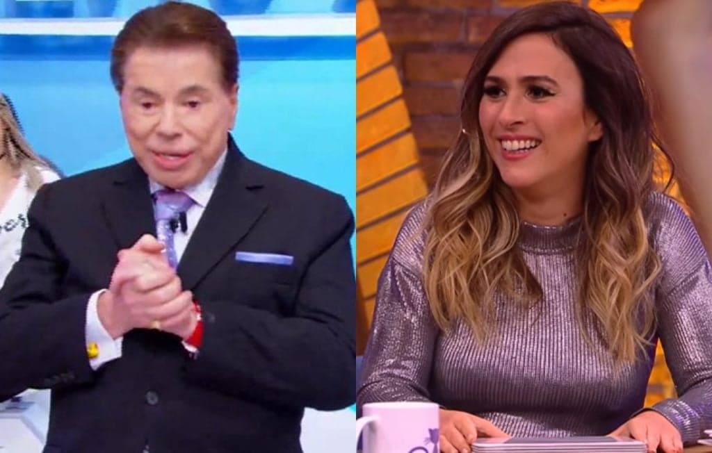 Silvio Santos esquece Danilo Gentili e cai de elogios para Tatá Werneck: "Fabulosa, extraordinária"