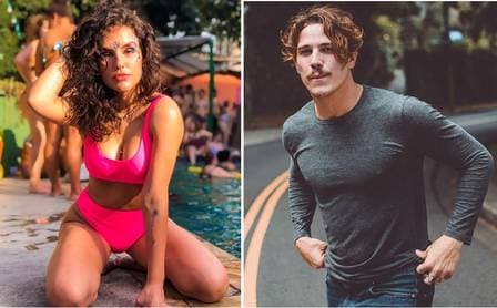 Após rumores, Kéfera e Rômulo Neto são flagrados em festa e confirmam romance