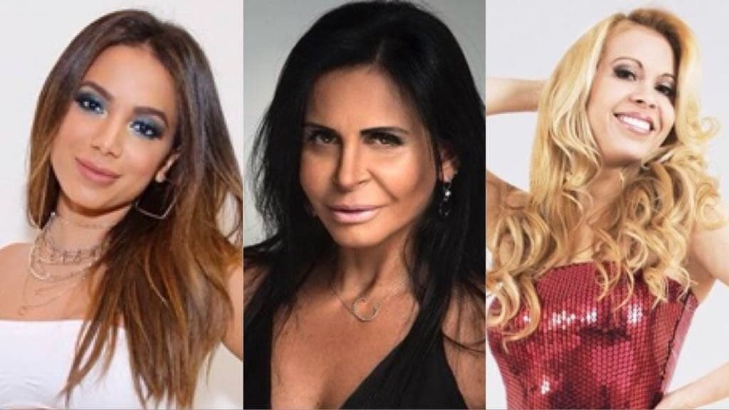 Anitta, Gretchen e Joelma: O antes e depois de famosos que se reconstruíram através das plásticas