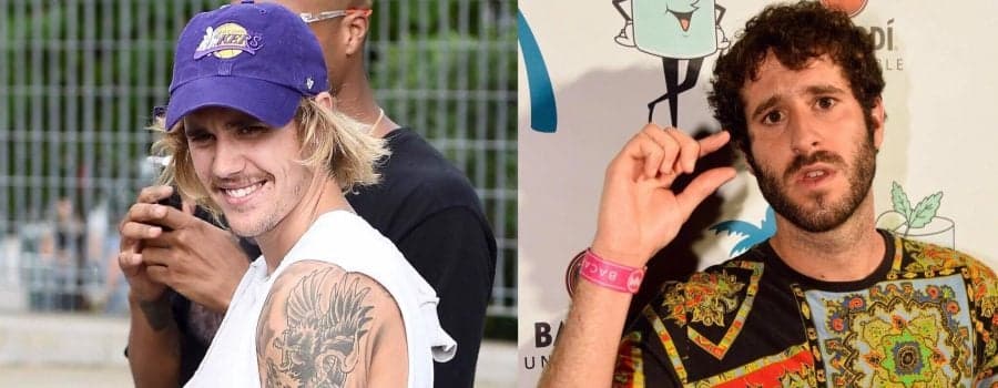 Justin e Lil Dicky (Foto: Reprodução) Justin e Lil Dicky (Foto: Reprodução)