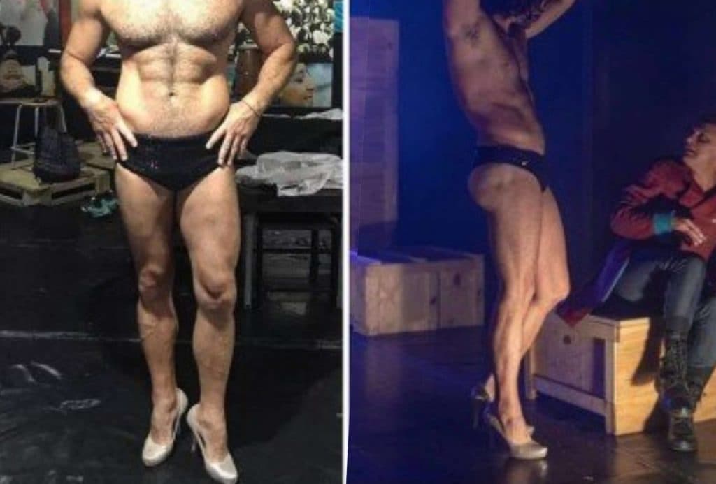 Ator famoso da Globo é flagrado em cena gay, de calcinha, salto alto e choca todo mundo