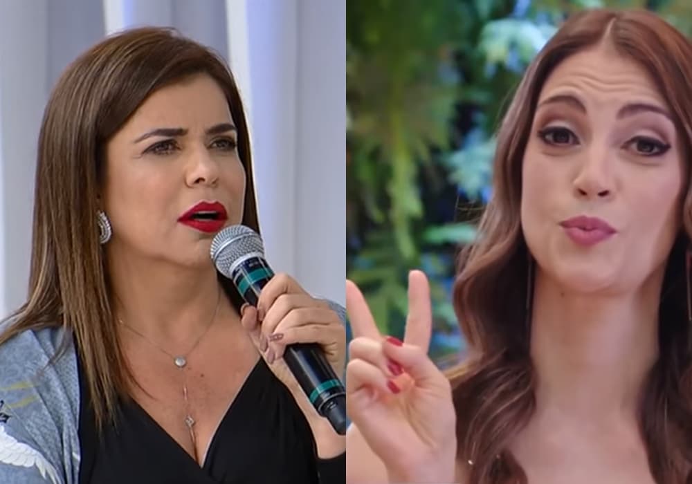 Mara Maravilha fica de fora de programa do SBT e alfineta: "Chris Flores não quis colaborar"