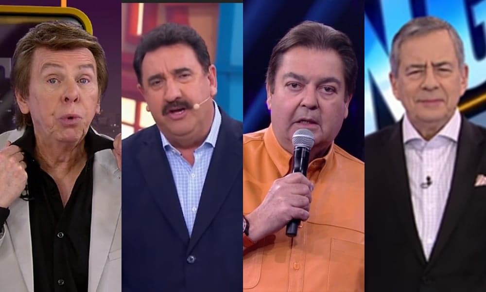 Nelson Rubens, Ratinho, Faustão e Paulo Henrique Amorim: Saiba a verdadeira idade dos apresentadores de TV