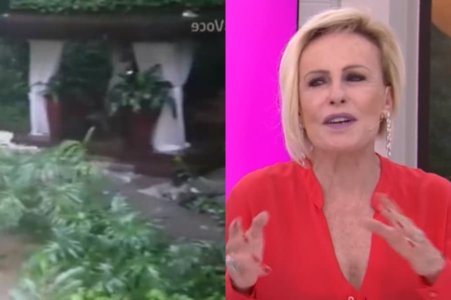 Ana Maria Braga impede que o teto da Globo caia sobre sua cabeça ao vivo e relata o que fez para salvar o estúdio