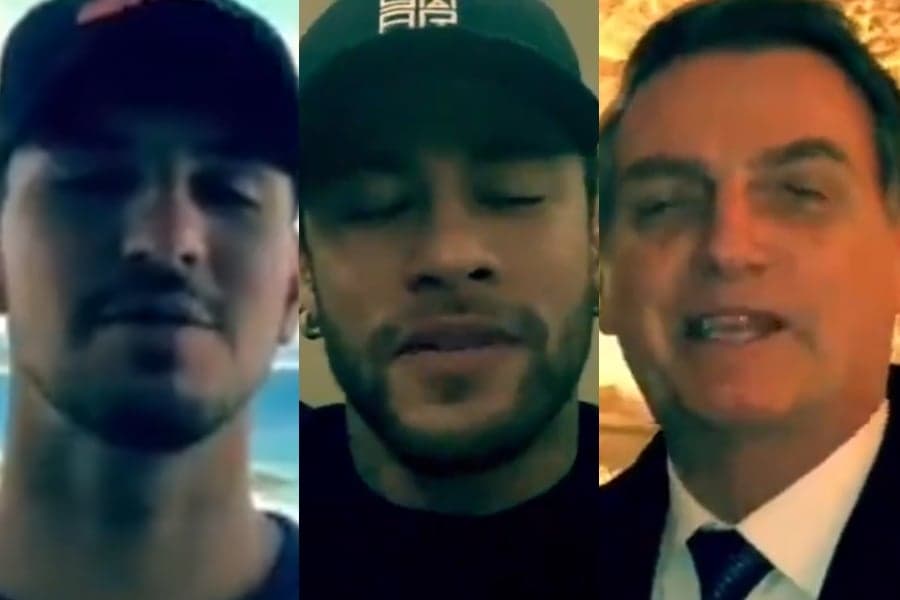 Neymar e Medina declaram apoio a Bolsonaro em vídeo polêmico: "Estamos indo!"