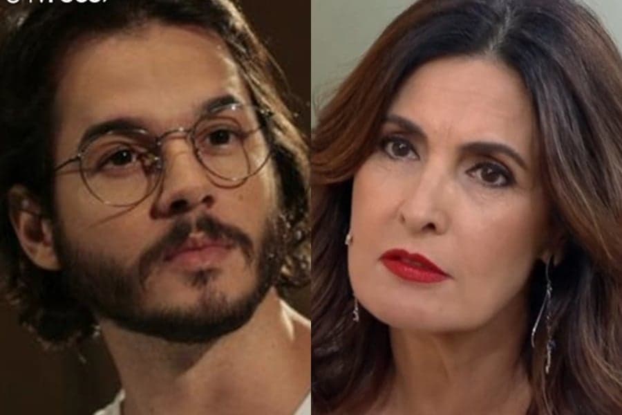 Fátima Bernardes é flagrada tomando banho de cachoeira com namorado