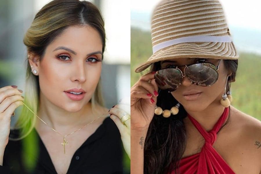 Wesley Safadão some e Mileide e Thyane Dantas ficam cara a cara em show