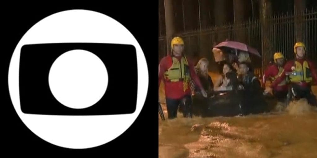 Temporal no Rio de Janeiro pega todo mundo de surpresa e Globo é obrigada a "salvar" atores