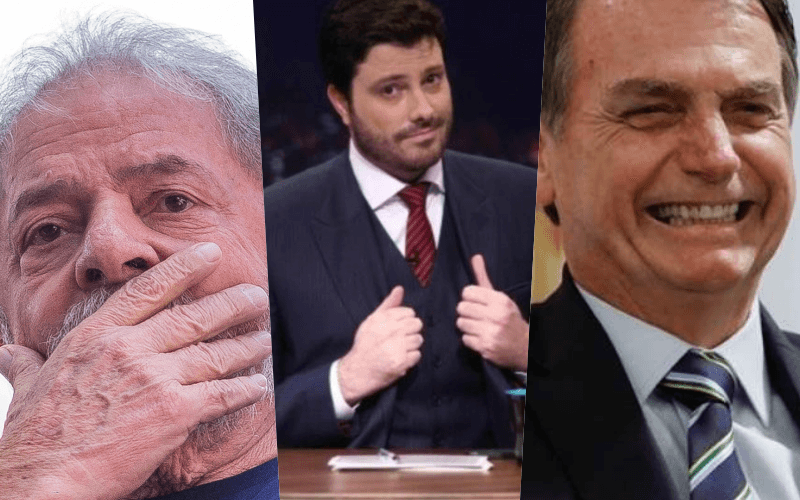 Jair Bolsonaro declara apoio a Danilo Gentili e humorista debocha de ex presidente Lula