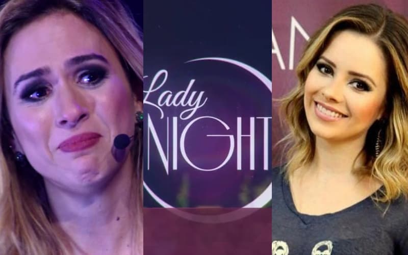 Tatá Werneck passa por sufoco na gravidez, recebe dicas de maternidade de Sandy no Lady Night e presente deslumbrante da cantora: "crachá vip vitalício"