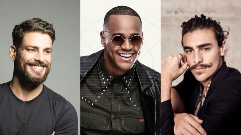 Cauã Reymond, Léo Santana e Bruno Montaleone chamam atenção em foto e levam o público à loucura