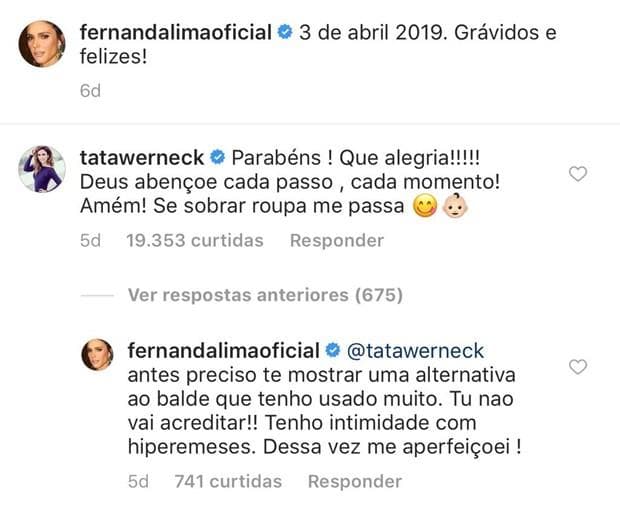 Fernand aLima e Tatá Werneck sofrem da mesma síndrome (Foto: Divulgação) Fernand aLima e Tatá Werneck sofrem da mesma síndrome (Foto: Divulgação)