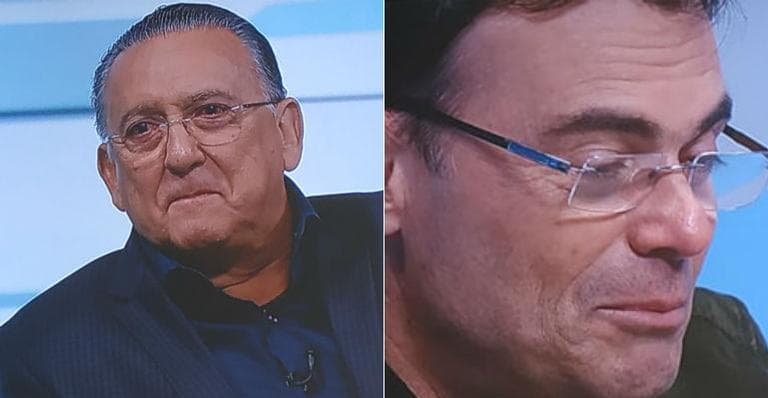 Galvão Bueno faz o amigo Tino Marcos chorar ao falar de assunto delicado