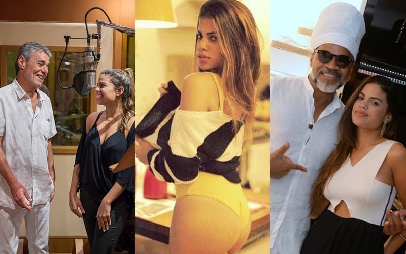 Neta de Chico Buarque e filha de Carlinhos Brown posa de biquini aos 20 anos e corpão impressiona