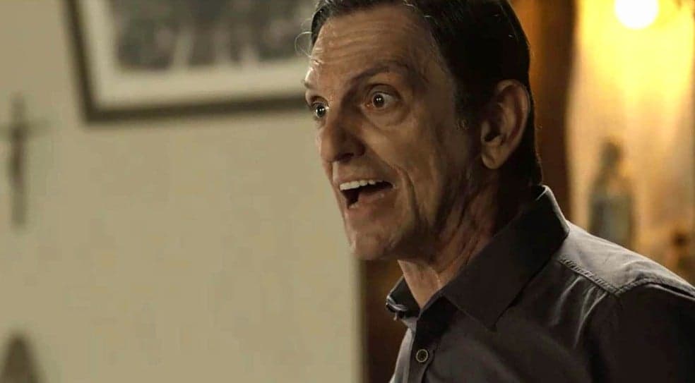 Jurandir de volta em O Sétimo Guardião (Foto: Reprodução/ TV Globo) Jurandir de volta em O Sétimo Guardião (Foto: Reprodução/ TV Globo)