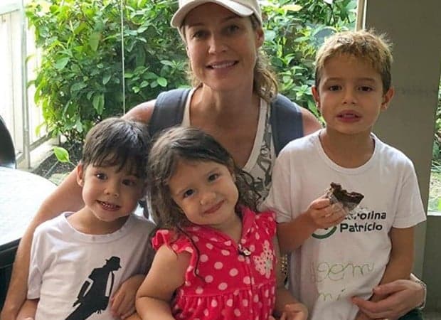 Luana Piovani com os filhos Dom, Liz e Bem (Foto: Reprodução/Instagram)