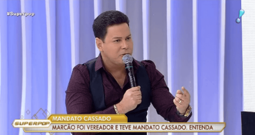 Marcão do Povo vai aos prantos no SuperPop e fala sobre relação com Dudu Carmargo: "Não somos amigos"