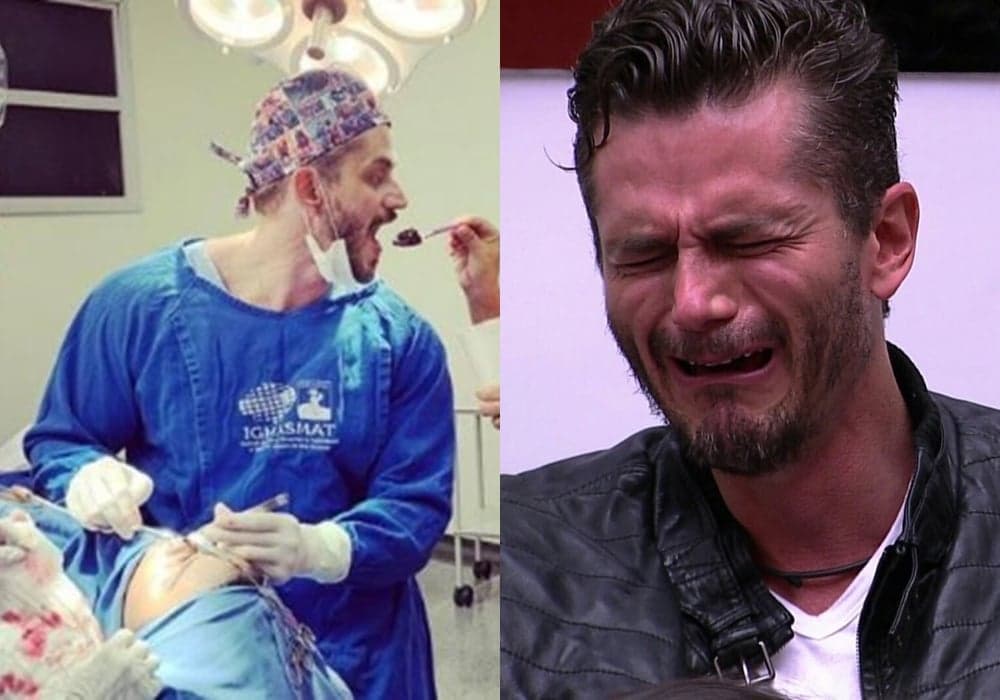 Marcos Harter come açaí durante cirurgia, público se revolta e ele é obrigado a se explicar: "Tudo vira mimimi"
