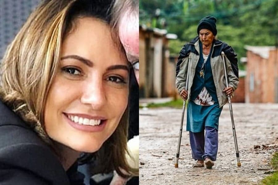 Michelle Bolsonaro é acusada de deixar a própria avó com Parkinson na miséria