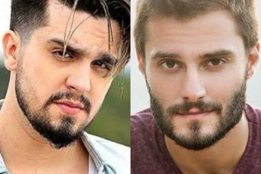Namorado de Hugo Bonemer revela que ficou com Luan Santana e os dois surgem aos beijos na Globo; confira a foto