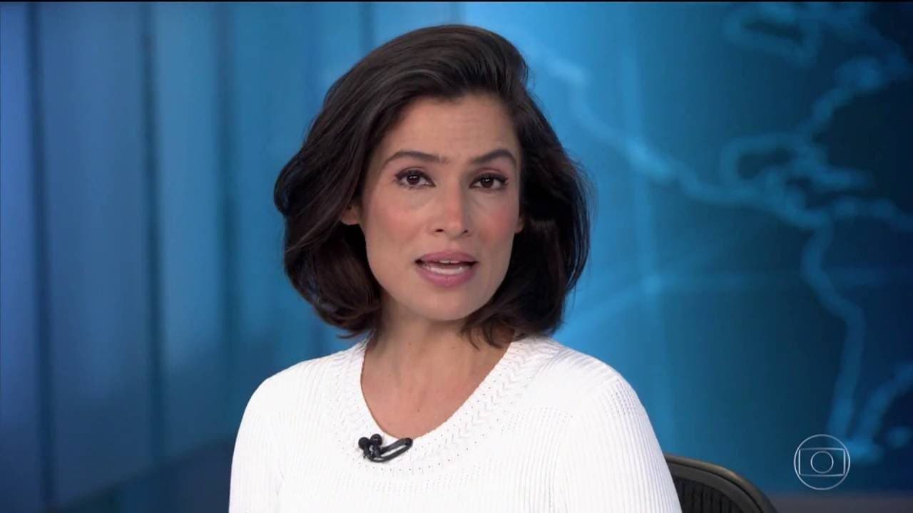 Renata Vasconcellos surgiu em uma foto polêmica nas globo redes sociais (Foto: Reprodução/Globo)