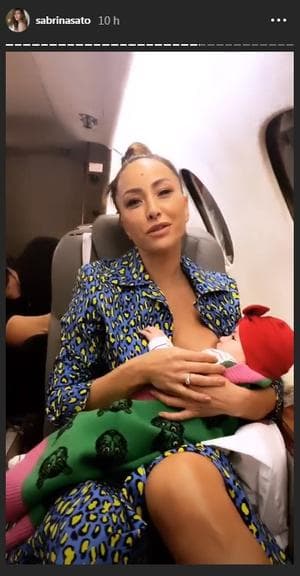 Sabrina Sato impressiona a todos com destino das roupas usadas da Zoe: 'Não para nada em casa'
