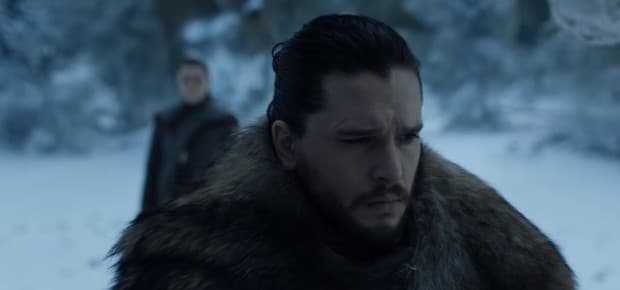 Em novos trailers de Game Of Thrones, Jon Snow tem reencontro com Arya