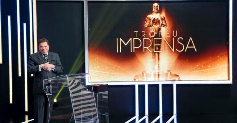 Silvio Santos no Troféu Imprensa (Foto: Reprodução/ SBT)