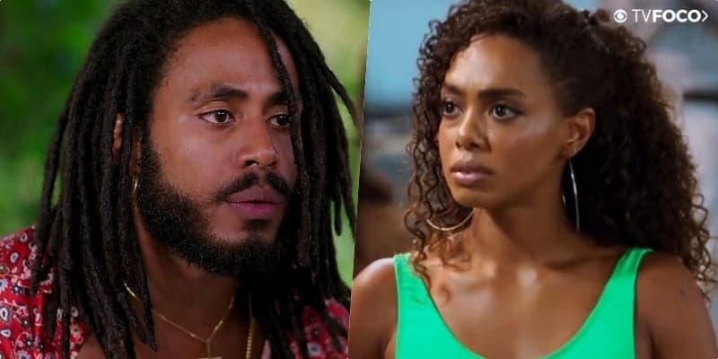 Verão 90: Dandara leva rasteira de Ticiano, eles discutem e ela descobre assassinato