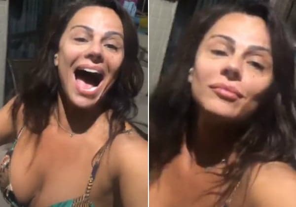 Viviane Araújo surpreende público cantando música de Belo em rede social