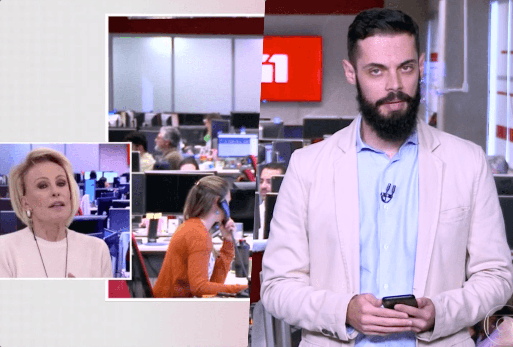 Ana Maria Braga brincou com Cauê Fabiano sobre a roupa dele no Mais Você de Ana Maria Braga da Globo Ana Maria Braga brincou com Cauê Fabiano sobre a roupa dele no Mais Você de Ana Maria Braga da Globo