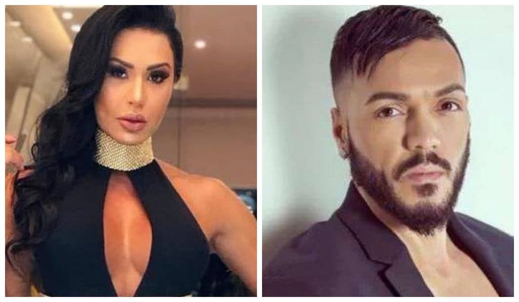 Belo posta vídeo de Gracyanne Barbosa com Arnold Schwarzenegger, manda recado e público reage: "Tira o olho do peito dela"