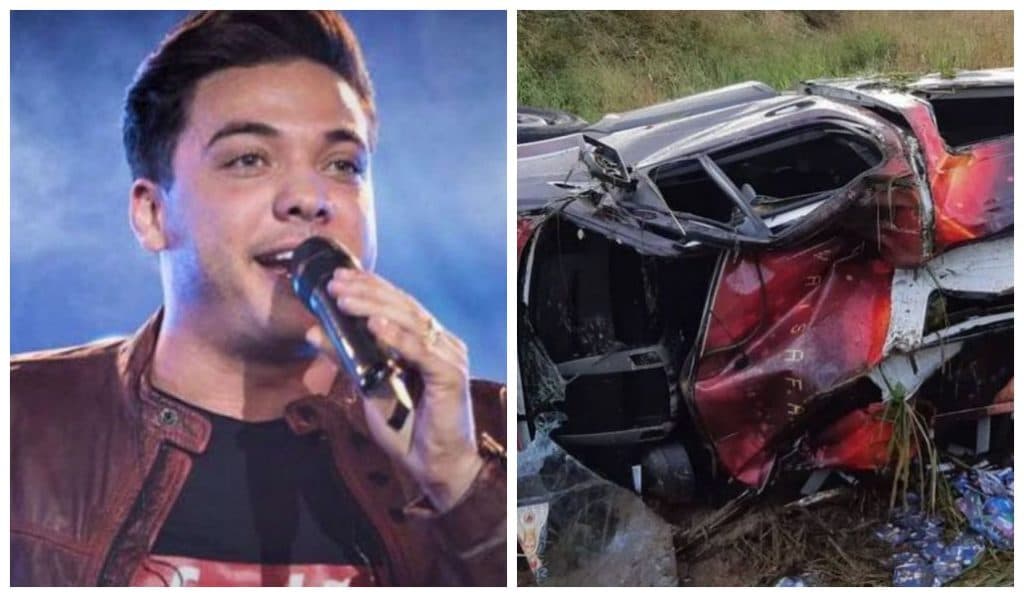 Carro de Wesley Safadão se envolve em acidente, capota várias vezes e deixa uma pessoa gravemente ferida