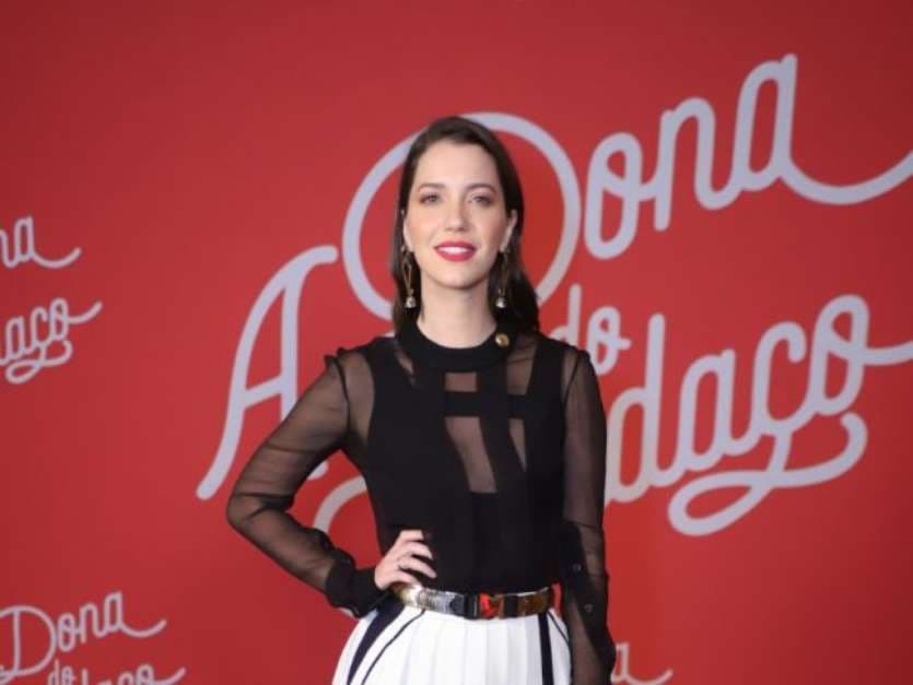 a atriz, Nathalia Dill na coletiva de A Dona do Pedaço (Foto: AgNews) a atriz, Nathalia Dill na coletiva de A Dona do Pedaço (Foto: AgNews)