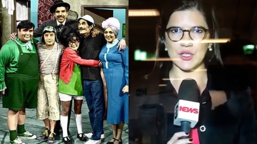 Globo passa vergonha, comete erro histórico e turma do Chaves invade programação no meio de telejornal