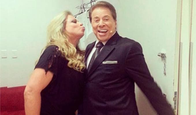 Christina Rocha e Silvio Santos (Foto: Reprodução)