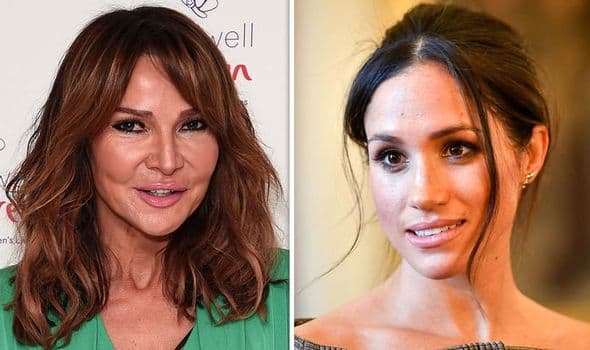 Lizzie Cundy e Meghan Markle (Foto: Reprodução) Lizzie Cundy e Meghan Markle (Foto: Reprodução)