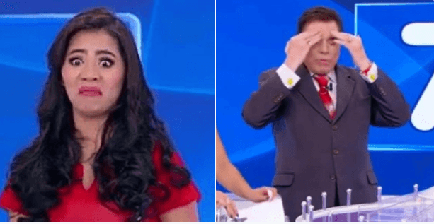 No Silvio Santos, Stefhany Absoluta passa por grande vergonha, vira piada na internet e faz apresentador perder a paciência