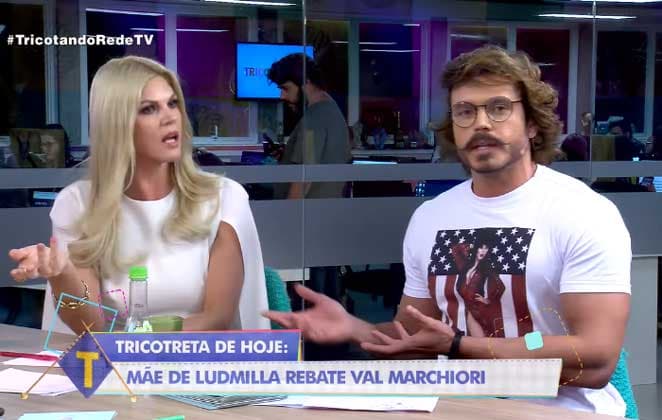 Val Marchiori se manifesta após polêmica com Ludmilla e briga com apresentador ao vivo na TV