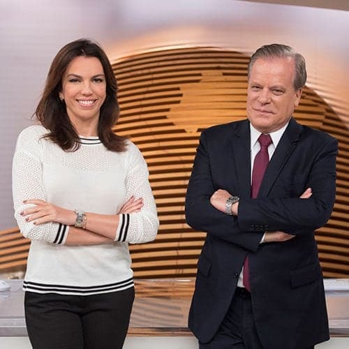 Chico Pinheiro e Ana Paula Araújo debocham bebê de príncipe Harry ao vivo na Globo e climão toma conta