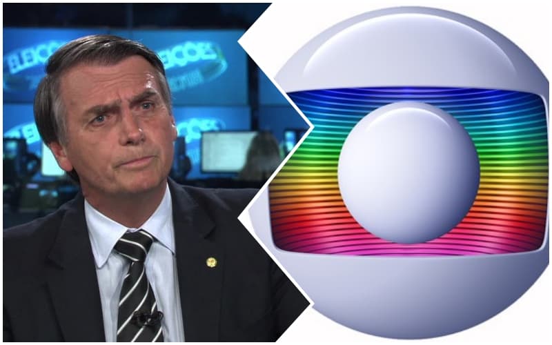 Bolsonaro provoca briga da Globo contra SBT e Record e emissora carioca contra-ataca
