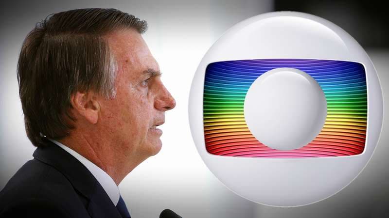 Globo manda Bolsonaro calar a boca ao vivo e guerra entre canal e o presidente toma nova proporção