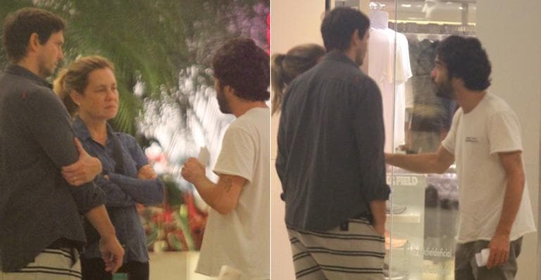 Acusado de assédio e surrado pelo público, Caio Blat é flagrado em discussão acalorada com Adriana Esteves
