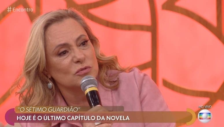 No Encontro com Fátima Bernardes, Elizabeth Savalla desmente clima péssimo em O Sétimo Guardião: "A gente riu muito"