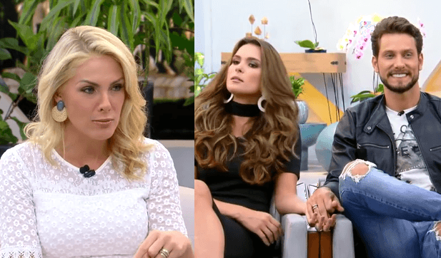Kamilla e Eliéser soltam o verbo e levam Ana Hickmann ao desespero: 'Cuidado com o palavrão estamos ao vivo'