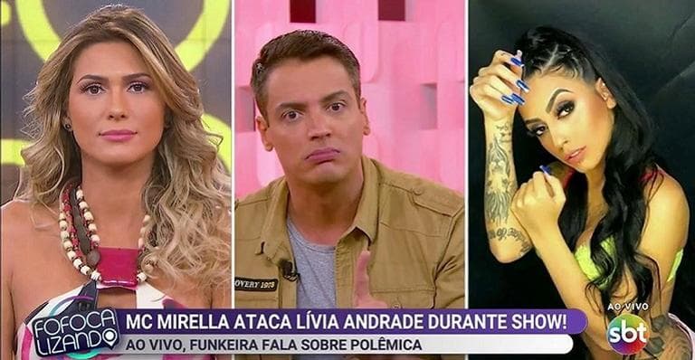 Após briga ao vivo e ameaças com funkeira, Lívia Andrade se pronuncia, solta o verbo e público se revolta