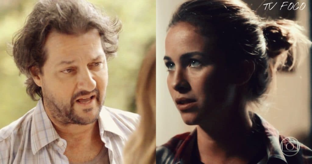 Nicolau perde as estribeiras com Diana, briga acontece e Walid parte para cima do sogro: "Canalha! Ordinário!" em O Sétimo Guardião